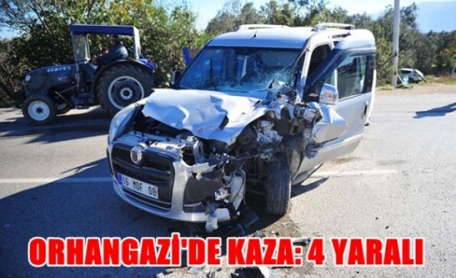 Orhangazi'de kaza: 4 yaralı