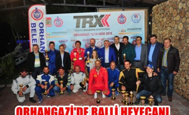 Orhangazi’de ralli heyecanı