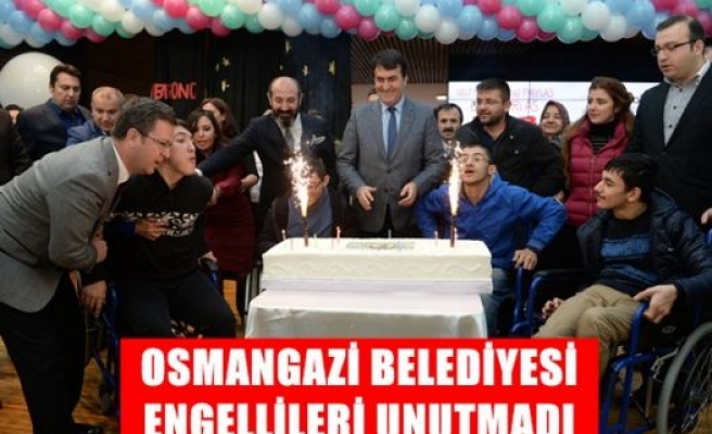 Osmangazi Belediyesi engellileri unutmadı