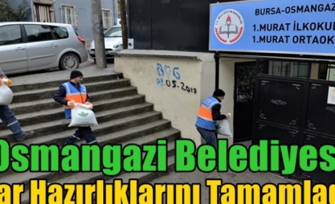 Osmangazi Belediyesi Kar Hazırlıklarını Tamamladı