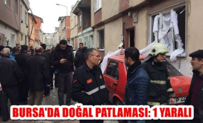 Osmangazi'de doğalgaz patlaması: 1 yaralı