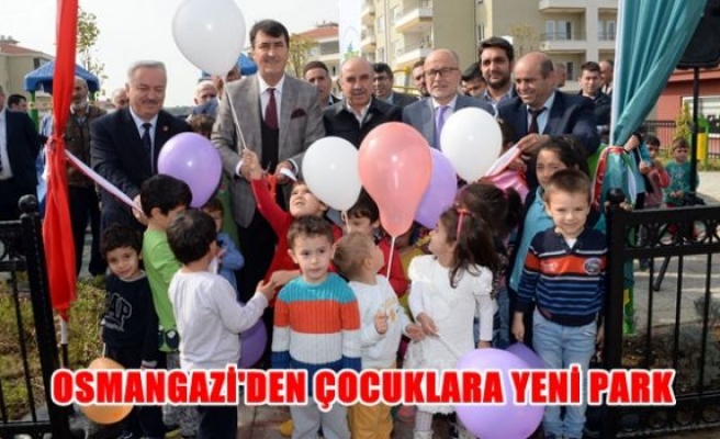 Osmangazi’den çocuklara yeni park