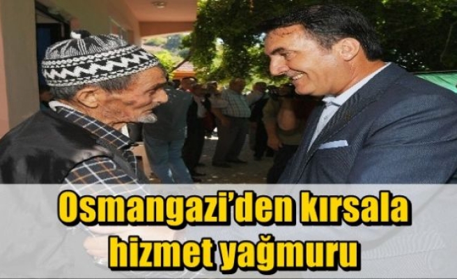 Osmangazi’den kırsala hizmet yağmuru 