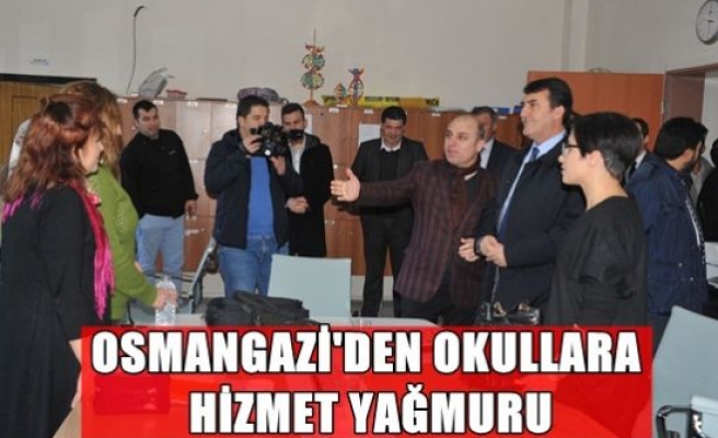 Osmangazi’den okullara hizmet yağmuru