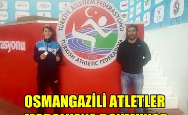 Osmangazili atletler madalyaya doymuyor