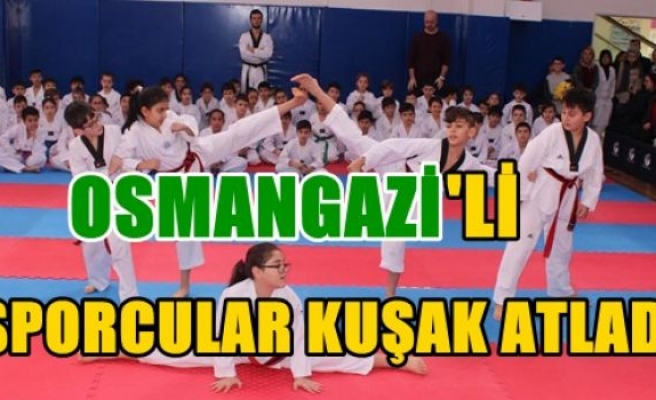 Osmangazi'li Sporcular Kuşak Atladı