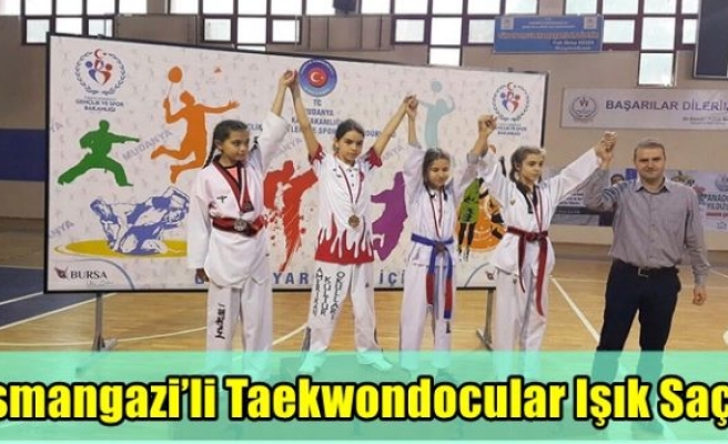 Osmangazi’li Taekwondocular Işık Saçtı