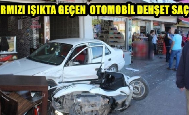 OTOMOBİL ORTALIĞI SAVAŞ  ALANINA ÇEVİRDİ