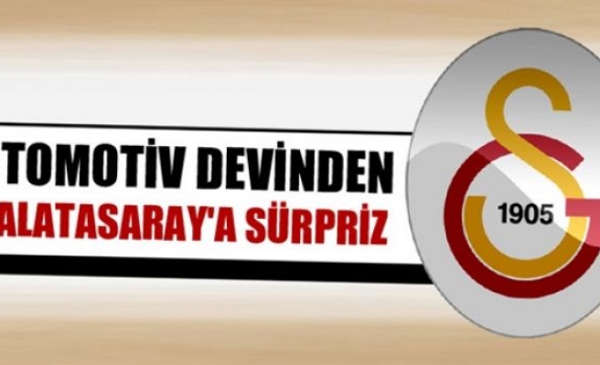 Otomotiv devinden Galatasaray'a sponsorluk sürprizi