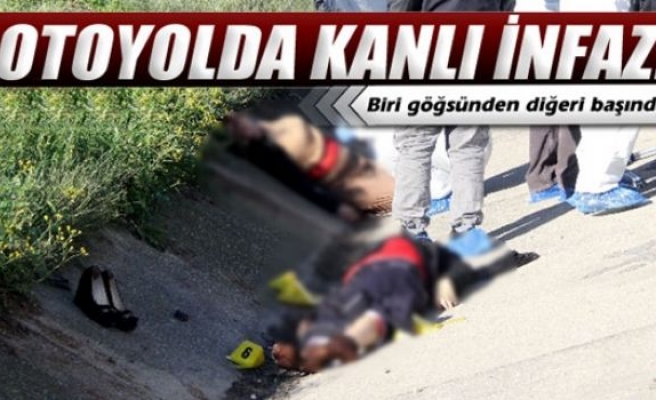 Otoyolda iki kadın cesedi bulundu