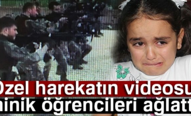 Özel Harekatın Videosu Minik Öğrencileri Ağlattı