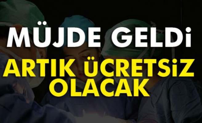 Özel hastanelerde ücretsiz kanser ameliyatı