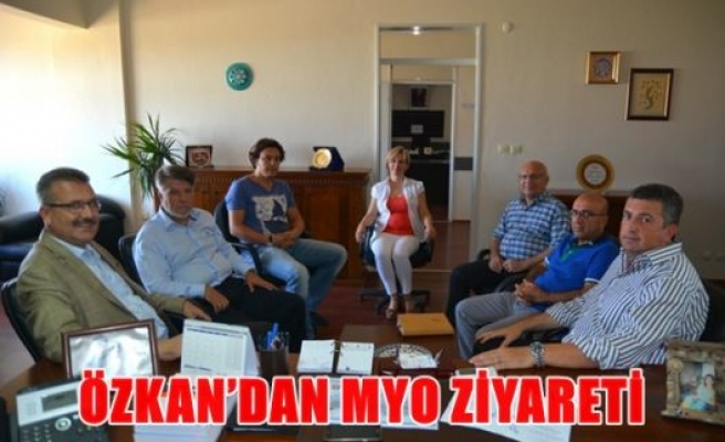 Özkan'dan MYO ziyareti