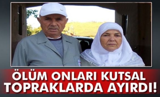 Özmen çiftini ölüm kutsal topraklarda ayırdı