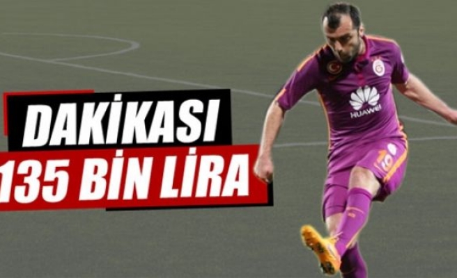 Pandev’in dakikası 135 bin lira