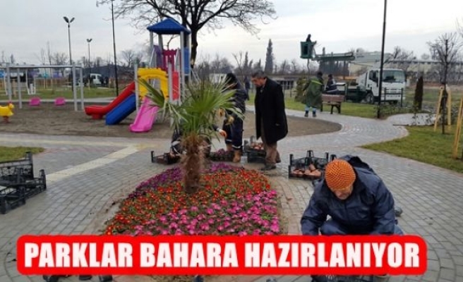 Parklar Bahara Hazırlanıyor