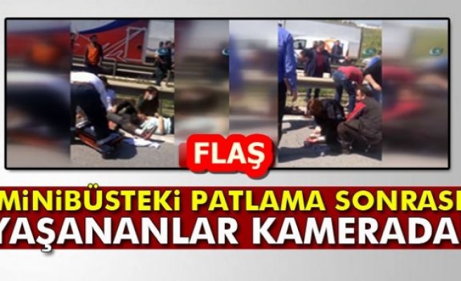 Patlama Sonrası Yaşananlar Kameralarda!