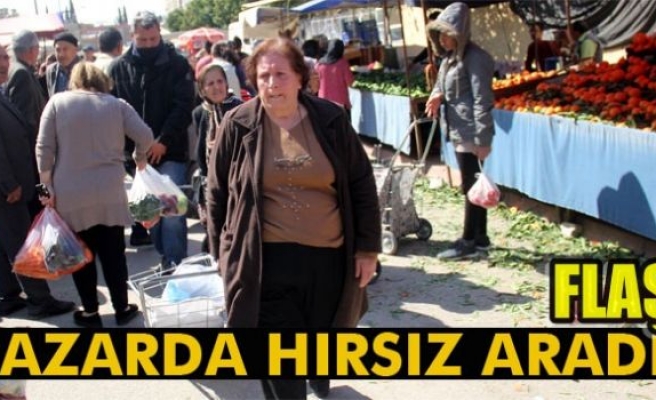 Pazarda Hırsız Aradı!