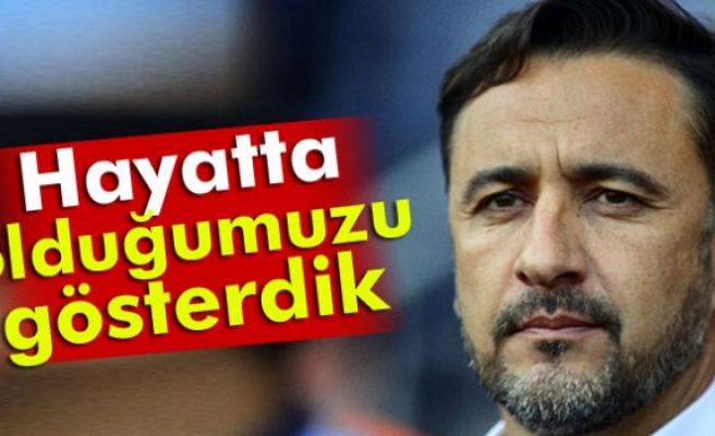 Pereira: 'Hayatta olduğumuzu gösterdik'