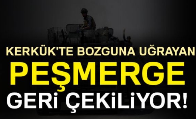 Peşmerge geri çekiliyor!