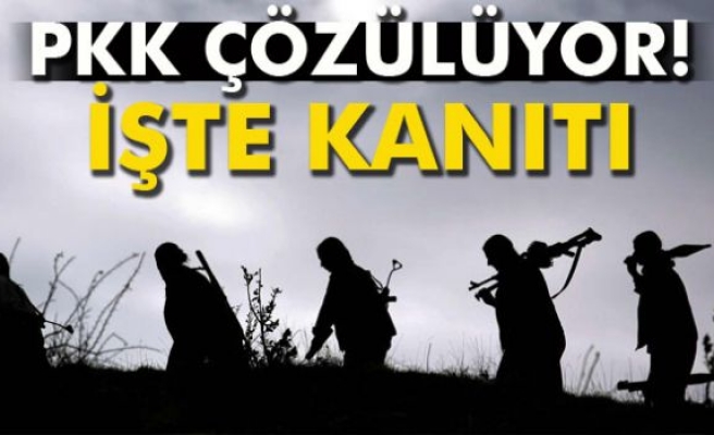 PKK çözülüyor! İşte kanıtı