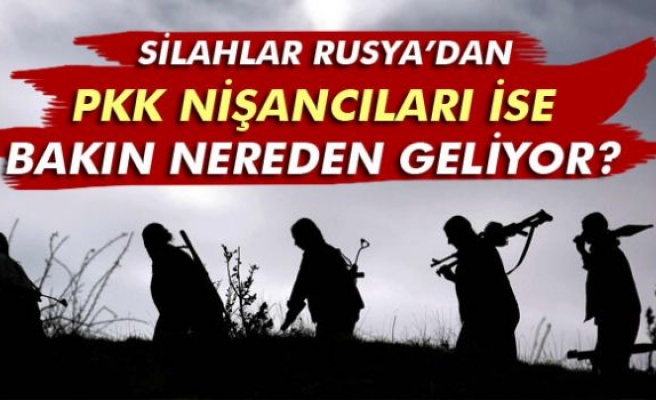 PKK nişancıları Avrupa’dan ithal