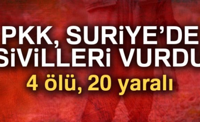 PKK SURİYE'DE SİVİLLERİ VURDU!