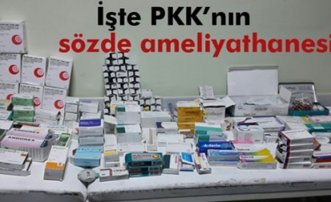 PKK'nın ameliyathanesine büyük baskın