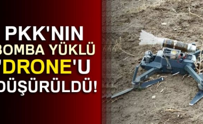 PKK'NIN BOMBA YÜKLÜ DRONE'U DÜŞÜRÜLDÜ!