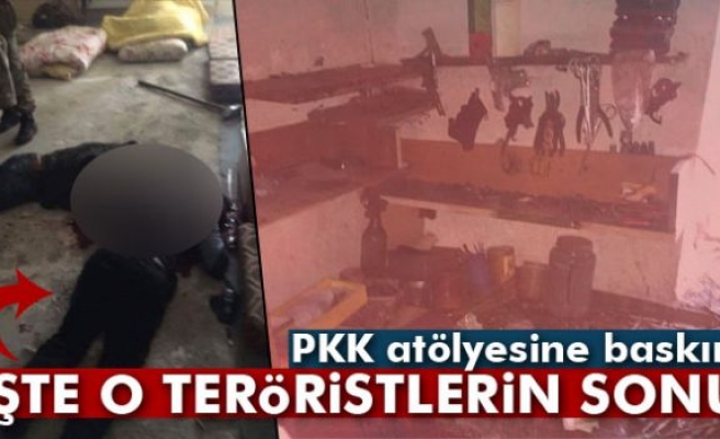 PKK'nın silah bakım atölyesine operasyon