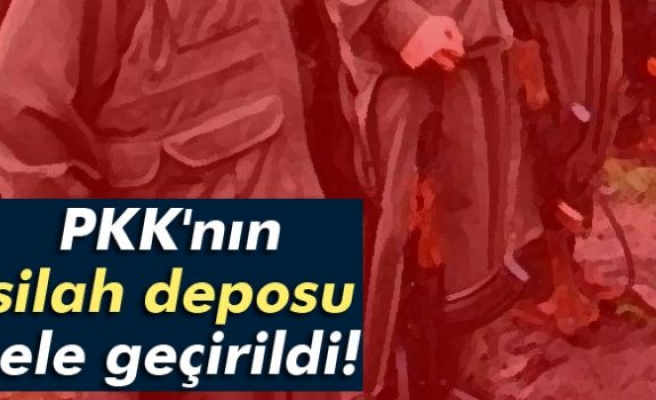 PKK'nın silah deposu toprak altından çıktı