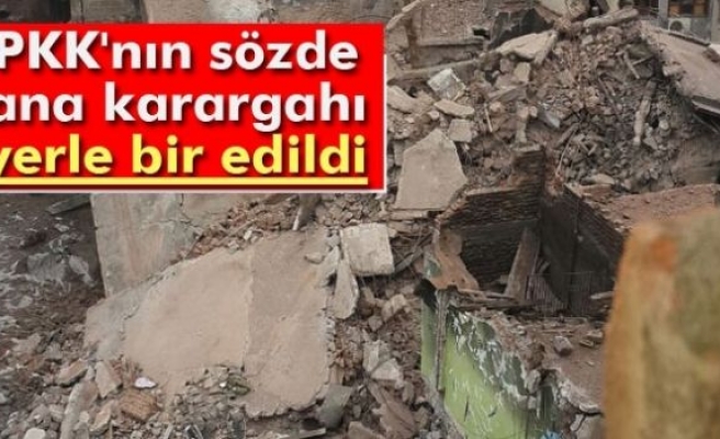 PKK'nın sözde karargahı yerle bir edildi!