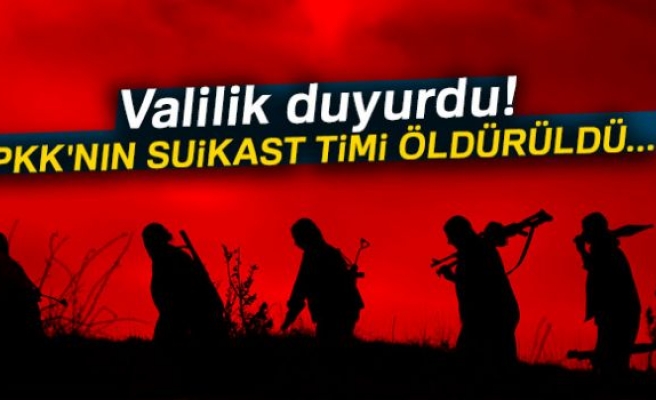 PKK'nın suikast timi yok edildi