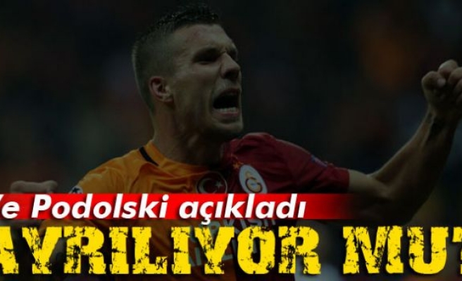 Podolski'den ayrılık iddialarına yanıt