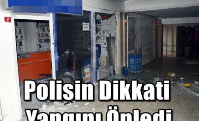 Polisin Dikkati Yangını Önledi 