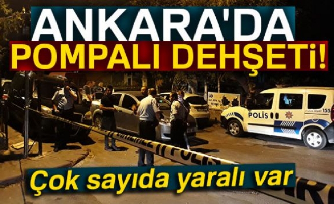 Pompalı dehşeti!