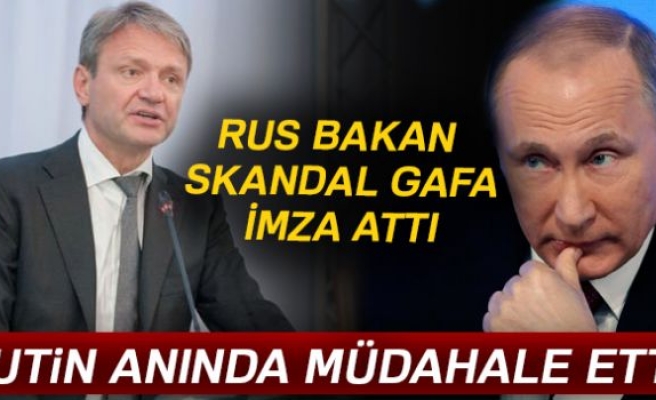 PUTİN ANINDA MÜDAHALE ETTİ!