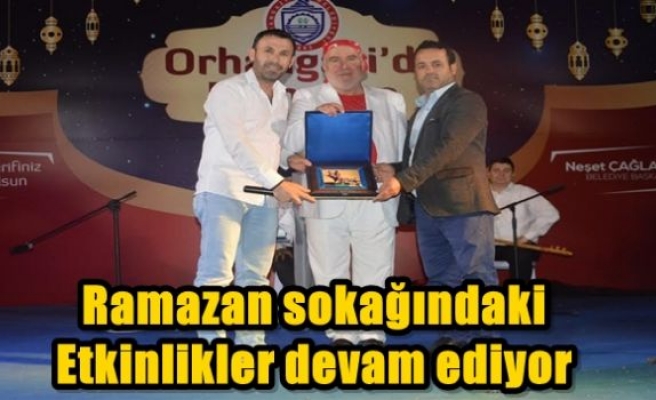 Ramazan sokağındaki etkinlikler devam ediyor