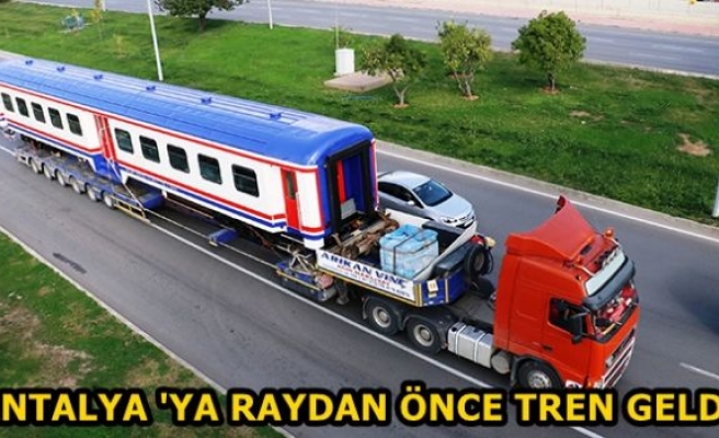 Raydan önce tren geldi