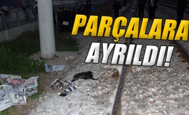 Rayların üzerinde alkol alırken tren çarptı!