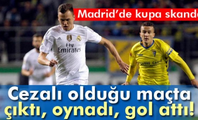 Real Madrid'de kupa skandalı