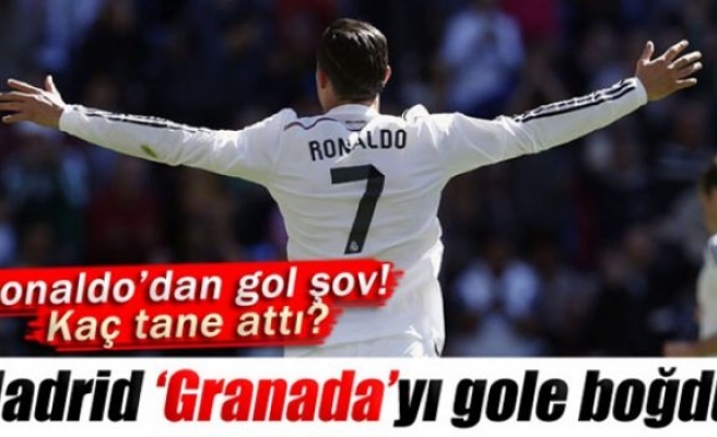 Real Madrid'den gol şov