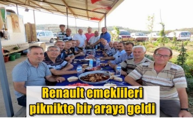 Renault emeklileri piknikte bir araya geldi