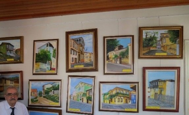 Ressam Bakkaloğlu Eski Mudanya Evlerini Sergiledi