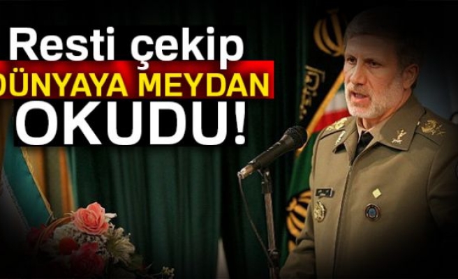 RESTİ ÇEKİP DÜNYAYA MEYDAN OKUDU!