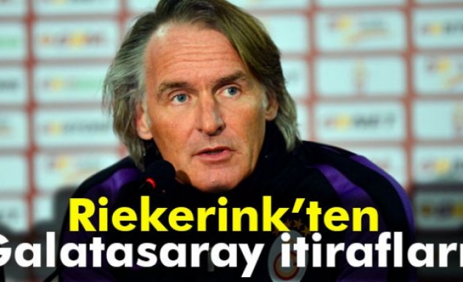 Riekerink’ten Galatasaray İtirafları