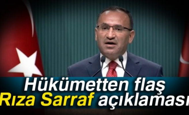 Rıza Sarraf açıklaması