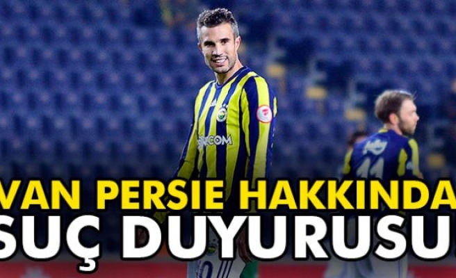 Robin Van Persie hakkında suç duyurusu