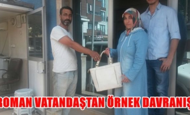 Roman vatandaştan örnek davranış