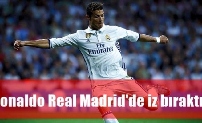 Ronaldo Real Madrid'de iz bıraktı